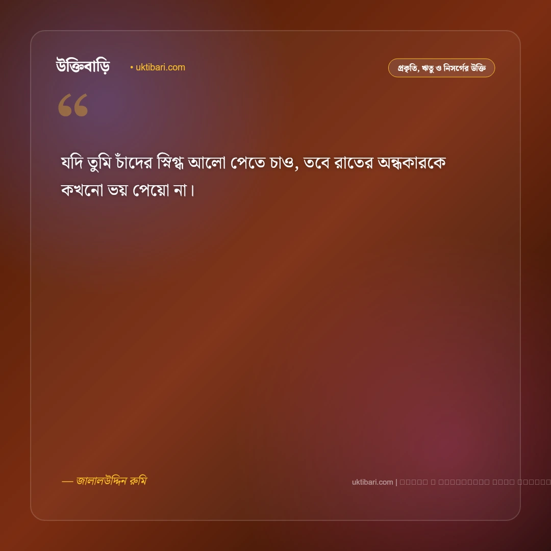 চাঁদ নিয়ে বিখ্যাত উক্তি: জ্যোৎস্না ও মায়াবী রাতের সেরা ৫০+ কালজয়ী বাণী [২০২৬] - ফটো কার্ড 1