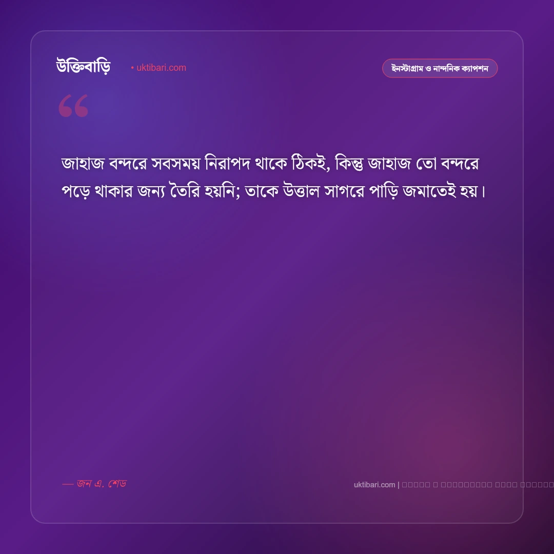 নতুন অভিজ্ঞতা নিয়ে ক্যাপশন ও উক্তি: জীবনের নতুন অধ্যায় ও রোমাঞ্চের ৫০+ নান্দনিক স্ট্যাটাস [২০২৬] - ফটো কার্ড 5
