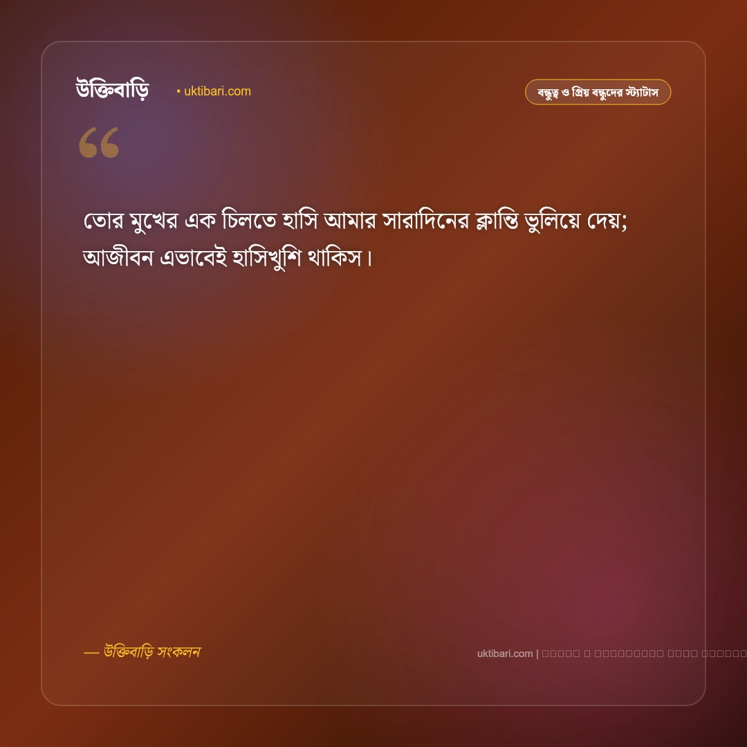 প্রিয় বন্ধুর জন্মদিনের স্ট্যাটাস: প্রাণের বন্ধুকে জন্মদিনের ৫০+ সেরা ও মজার ফেসবুক স্ট্যাটাস [২০২৬] - ফটো কার্ড 4